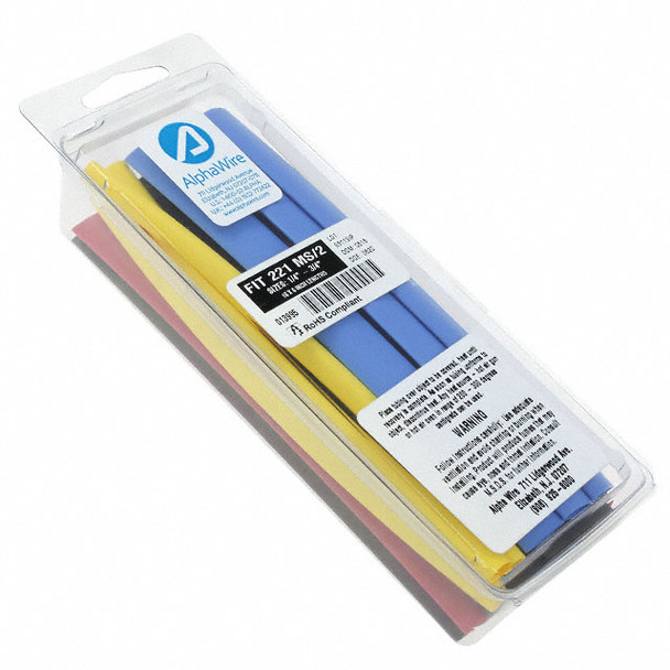 Alpha Wire F221MS/2 BK032 Heat Shrink Tube Class2 Bk | American Cable Assemblies